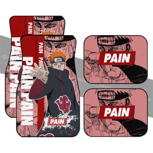 Pain Akatsuki Car Floor Mats Custom Anime Car Accessories