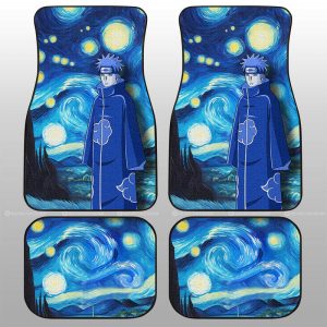 Pain Car Floor Mats Custom Starry Night Styles