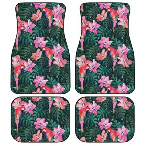 Parrot Car Floor Mats Hawaiian Tropical Car Accessories