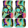 Peace Car Floor Mats Custom Hippe Peace Car Accessories