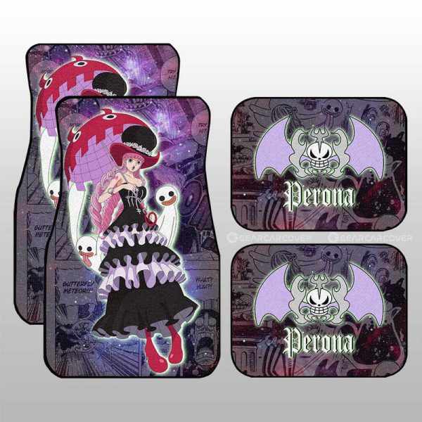 Perona Car Floor Mats Custom Galaxy Style One Piece Anime Car Accessories