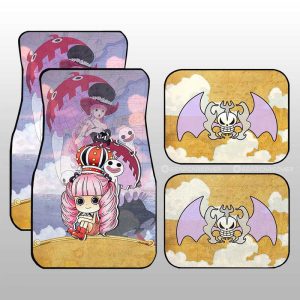 Perona Car Floor Mats Custom One Piece Map Car Accessories For Anime Fans