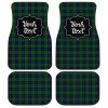 Personalized Armstrong Tartan Car Floor Mats Custom Name Car Accessories