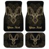 Personalized Capricorn Car Floor Mats Custom Name Zodiac Car Accessories