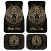 Personalized Leo Car Floor Mats Customize Name Zodiac Car Accessories