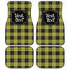 Personalized MacLachlan Tartan Car Floor Mats Custom Name Car Accessories