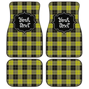 Personalized MacLachlan Tartan Car Floor Mats Custom Name Car Accessories