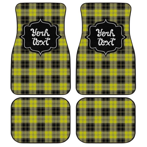 Personalized MacLachlan Tartan Car Floor Mats Custom Name Car Accessories