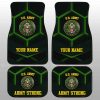 Personalized U.S Army Car Floor Mats Customized Name US Military Car Accessories