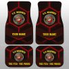 Personalized U.S. Marine Corps Car Floor Mats Customized Name US Military Car Accessories