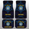 Personalzied U.S. Coast Guard Car Floor Mats Customized Name US Military Car Accessories