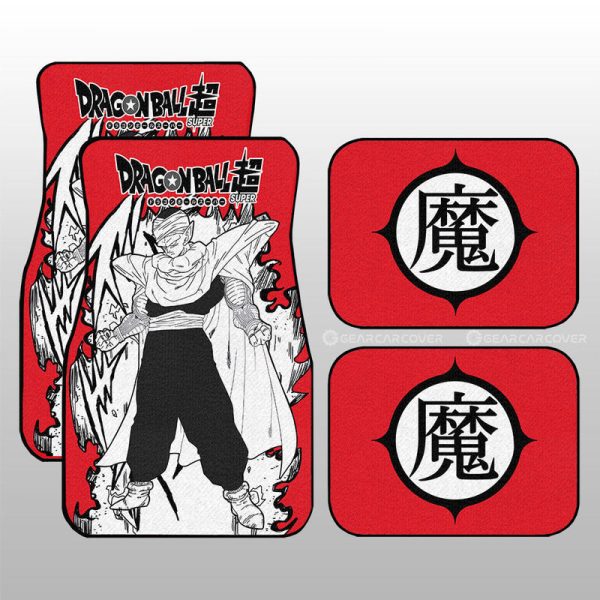 Piccolo Car Floor Mats Custom Car Accessories Manga Style For Fans