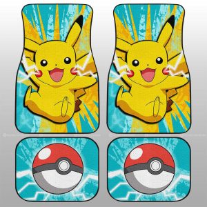 Pikachu Car Floor Mats Custom Car Interior Accessories