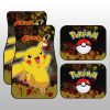 Pikachu Car Floor Mats Custom Tie Dye Style Car Accessories