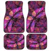 Pink Dragonfly Car Floor Mats Custom Auto Car Accessories