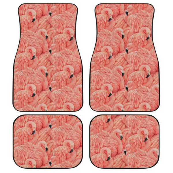 Pink Flamingo Car Floor Mats Custom Pink Flamingo Car Accessories