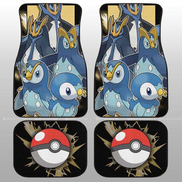 Piplup Car Floor Mats Custom Car Accessories For Fans