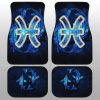 Pisces Car Floor Mats Custom Name Zodiac Car Accessories