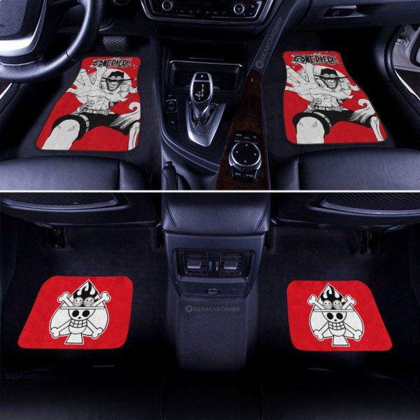 Portgas D Ace Car Floor Mats Custom Car Accessories