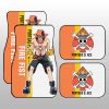 Portgas D. Ace Car Floor Mats Custom One Piece Car Accessories For Anime Fans