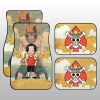 Portgas D. Ace Car Floor Mats Custom One Piece Map Anime Car Accessories