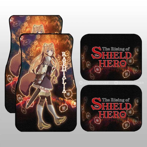 Raphtalia Car Floor Mats Custom Rising Of The Shield Hero Anime Car Accessories