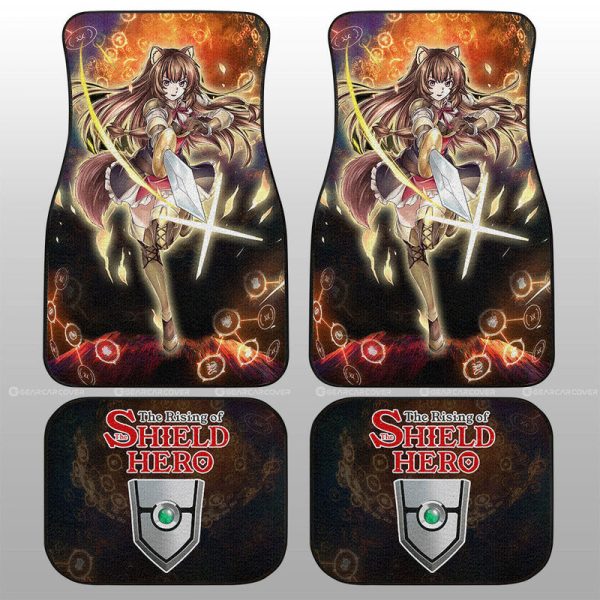 Raphtalia Car Floor Mats Custom The Rising Of The Shield Hero Anime Car Accessories