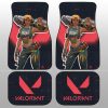 Raze Car Floor Mats Custom Valorant Agent