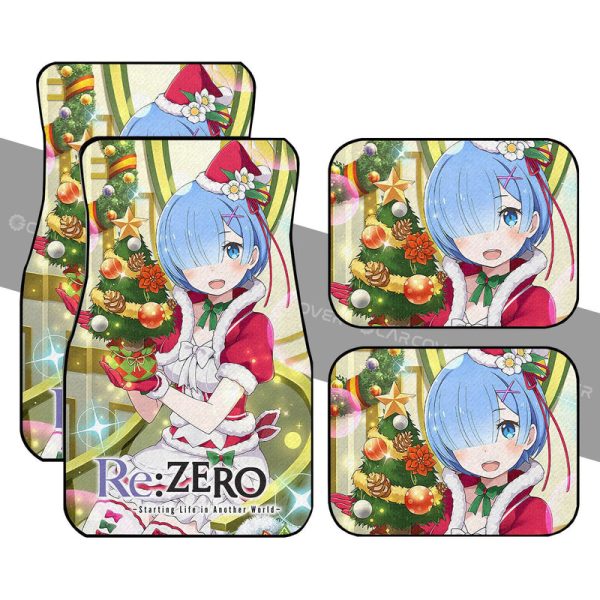 Re:Zero Rem Car Floor Mats Custom Christmas Anime Car Accessories