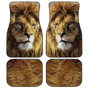 Real Cool Lion Car Floor Mats Custom Car Accessories Cool Gifts