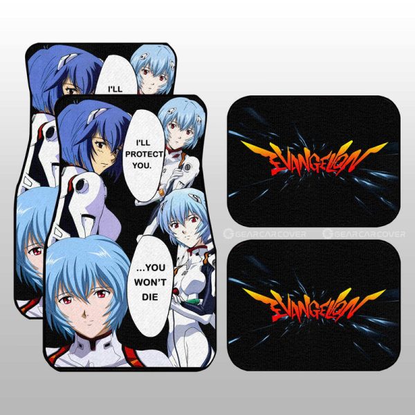 Rei Ayanami Car Floor Mats Custom NGE