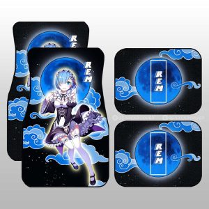 Rem Car Floor Mats Custom Re:Zero Anime Car Accessoriess