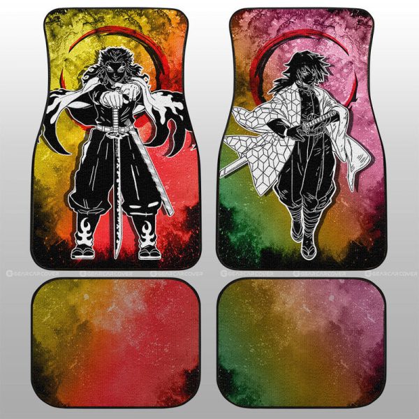 Rengoku Giyuu Car Floor Mats Custom Car Accessories