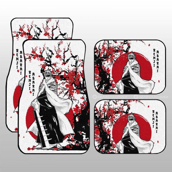 Renji Abarai Car Floor Mats Custom Japan Style Bleach Car Interior Accessories