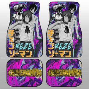 Reze Car Floor Mats Custom Chainsaw Man Anime