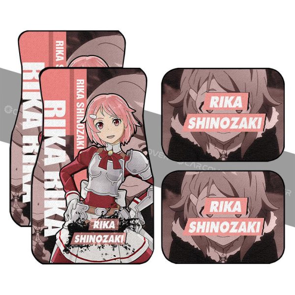 Rika Shinozaki Sword Art Online Anime Car Floor Mats Custom Car Interior Accessories