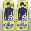 Rin Itoshi Car Floor Mats Custom Blue Lock Anime