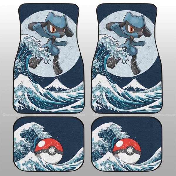 Riolu Car Floor Mats Custom Pokemon Car Accessories