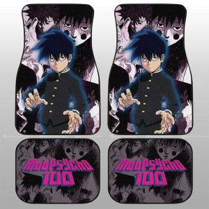 Ritsu Kageyama Car Floor Mats Custom Mob Psycho 100 Anime Car Interior Accessories