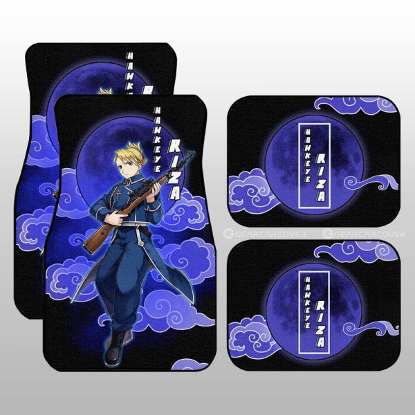 Riza Hawkeye Car Floor Mats Custom Fullmetal Alchemist Anime Car Interior Accessories