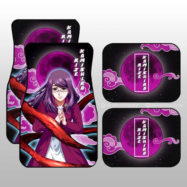 Rize Kamishiro Car Floor Mats Custom Gifts Tokyo Ghoul Anime For Fans