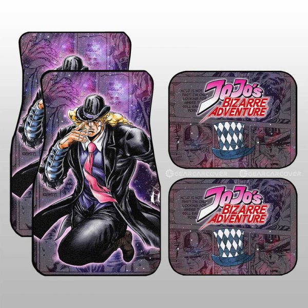 Robert E. O Speedwagon Car Floor Mats Custom JJBA Car Accessories