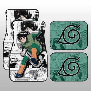 Rock Lee Car Floor Mats Custom Anime Car Accessories Mix Manga