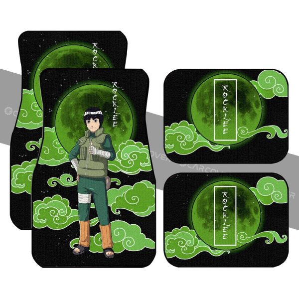 Rock Lee Car Floor Mats Custom Anime Car Interior Accessories