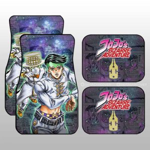 Rohan Kishibe Car Floor Mats Custom Galaxy Manga JJBA