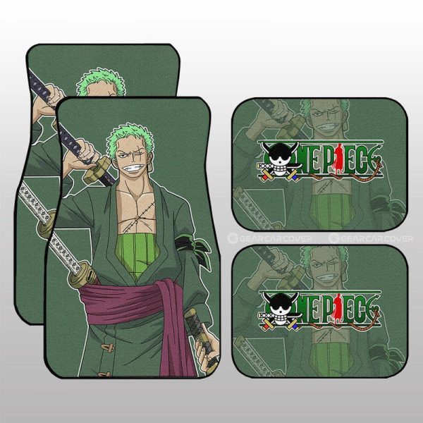 Roronoa Zoro Car Floor Mats Custom