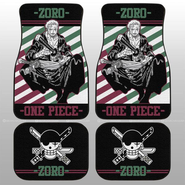 Roronoa Zoro Car Floor Mats Custom Car Accessories