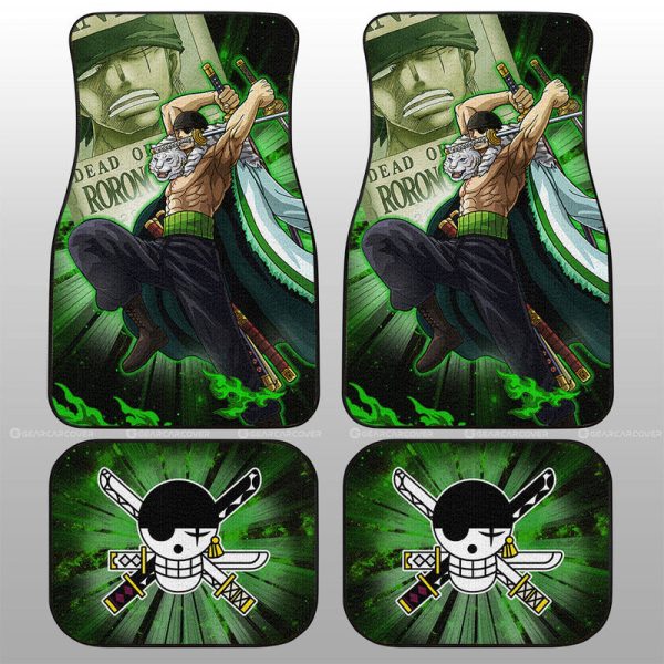 Roronoa Zoro Car Floor Mats Custom Car Interior Accessories