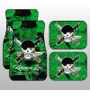 Roronoa Zoro Car Floor Mats Custom Manga For Fans Car Accessories