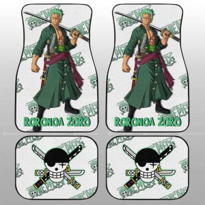 Roronoa Zoro Car Floor Mats Custom One Piece Anime